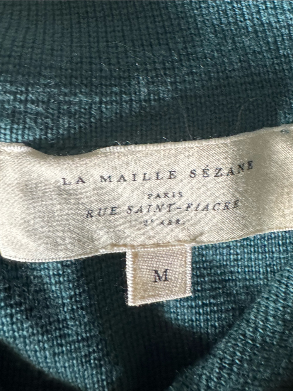 Sezane Merino Wool Betty Cardigan Sage - Size M - Picture 6 of 6